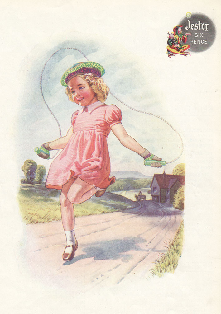 girl skipping